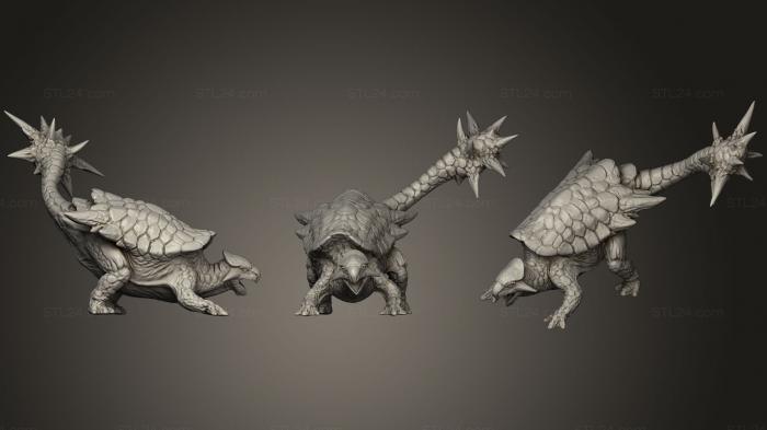Статуэтки грифоны и драконы (Mhw Apceros, STKG_0101) 3D модель для ЧПУ станка